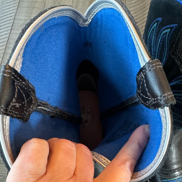 Ariat Fatbaby Blue Black Leather Western Cowboy Boot Women’s Size 8B (NWOT) - Picture 13 of 15